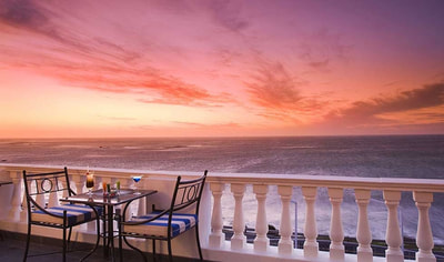 Sunset over The Twelve Apostles Hotel, Cape Town
